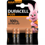 DURACELL MINISTILO MN2400B4 BLISTER 4 PILE AAA