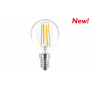 NOVALINE LFS40C2 SFERA LED A FILAMENTO E14 - 4W  -  2700K -CL.E - 470 LM - BLISTER