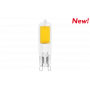NOVALINE LVT50G9C LAMPADA LED  COB -  G9 -220V -  4,5W - 470 LM - 360  - 3000K - VETRO