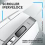LOGITECH 910-006147 G502 X MOUSE GAMING 25000DPI CON CAVO USB, BIANCO