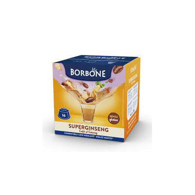 BORBONE CAPSULE DOLCE GUSTO SUPERGINSENG 16 PZ.  DGSUPERGINSENG4X16