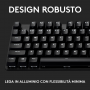 LOGITECH 920-010805 TASTIERA GAMING G413 SE MECCANICA LAYOUT ITA