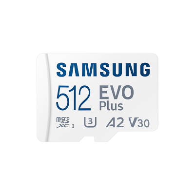 SAMSUNG MB-MC512KA CARD MICRO SD 512GB EVO PLUS PRO HC UHS-1 100/20M
