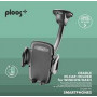 CELLULAR PLCHDASHK SUPPORTO AUTO VENTOSA NERO