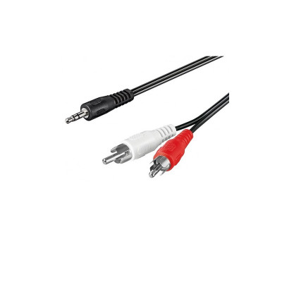 EWENT EW-220102-030-NP CAVO STEREO JACK 3.5MM   2 RCA M 3MT