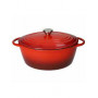 BRANDANI 52611 CASSERUOLA COCOTTE OVALE ROSSA GHISA SMALTATA LT 5