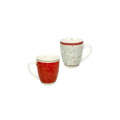 BRANDANI 52374 MUG CONNUBIO SET 2 PZ PORCELLANA