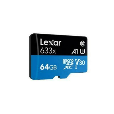 LEXAR 933051 CARD MICRO SD 64GB CLASSE 10 633X 933051   ADATTA