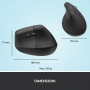 LOGITECH 910-006473 LIFT MOUSE VERTICALE ERGONOMICO