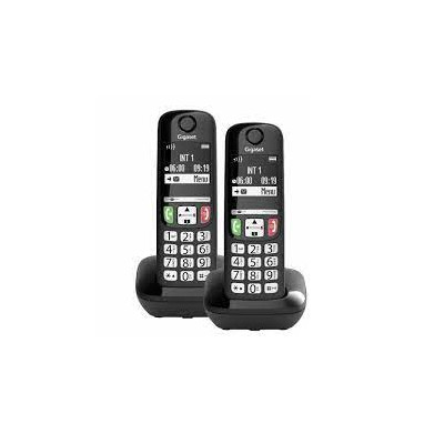 GIGASET E270DUO-BK CORDLESS SENIOR ECO DECT GAP VIVAVOCE APPARECCHIA