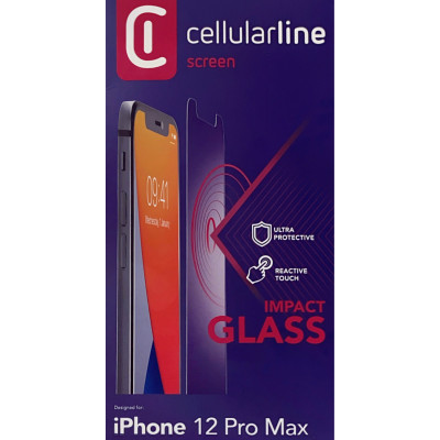 CELLULAR TEMPGLASSIPH12PRM VETRO TEMPERATO ANTIURTO IPH. 12 PRO MAX