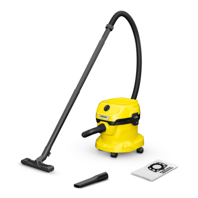 KARCHER WD2PLUS BIDONE SOLIDI/LIQUIDI 12LT.  GIALLO/NERO1.628-000