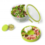 EMSA N1071300 CLIP GO SALAD BOWL XL RD 2.6 L