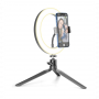 CELLULAR SELFIERINGK SELFIE RING TRIPOD UNIV. NERO