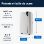 DELONGHI PACEX130CS CONDIZ.PORTAT 13000BTU A DEUM TELEC TIMERWIFI