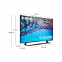 SAMSUNG UE50BU8570 TVC LED 50 4K SMART SAT HDR10  3 HDMI 2USBCRYSTAL