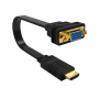 EWENT EW9869 CAVETTO ADATTATORE CONVERTITORE DA USCITA HDMI M. A VGA F. FHD