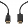 EWENT EC1431 CAVO DA DP DISPLAYPORT  USCITA SEGN.  A HDMI  INGRESSO MONITOR  1.8MT 4K