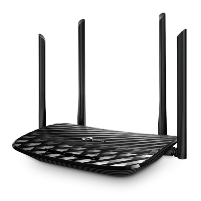 TP-LINK ARCHER A6 WIRELESS ROUTER AC1200 4 P. GIGABIT   1P. WAN, 5 ANT.