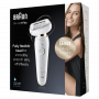 BRAUN 9001 SILK-EPIL EPILATORE RICARICABILE WET&DRY TEST  FLEX3D TESTINA RASOIO 40PIN