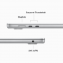 APPLE MQKT3T/A MACBOOK AIR 15  M2 CHIP 8-CORE CPU 10-CORE GPU512