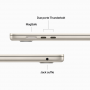 APPLE MQKV3T/A MACBOOK AIR 15  M2 CHIP 8-CORE CPU 10-CORE GPU512