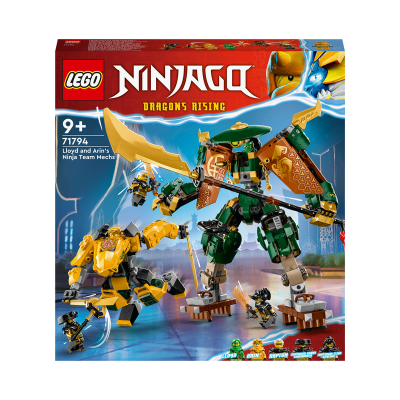 LEGO NINJAGO 71794 TEAM MECH NINJA DI LLOYD E ARIN