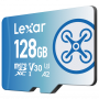LEXAR 128GB FLY MICROSDXC UHS-I A2 V30