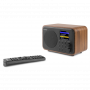 AUDIZIO VENEZIA LEGNO RADIO DAB CON BATTERIA