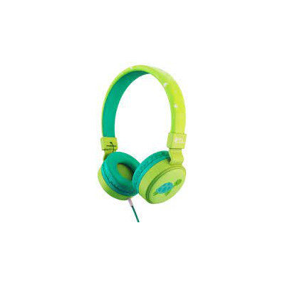 PLANET BUDDIES TURTLE WIRED HEADPHONES V2 RECYCLED  52863