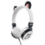 PLANET BUDDIES PANDA FURRY WIRED HEADPHONES V2 RECYCLED  52523