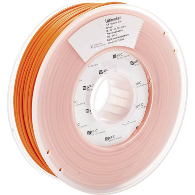 ULTIMAKER 1616 FILAMENTO PLA 2.85MM 750GR ARANCIONE