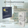 I-GENIO 997 KIT SOVRAPPOSIZIONE UNIV LAV ASC GRIGIO