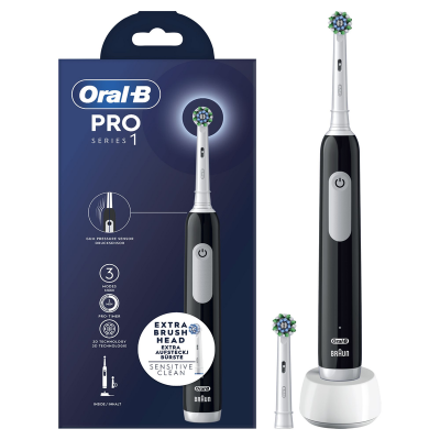 ORAL-B PRO 1 CROSS SPAZZOLINO ELETTRICO PRO 1 CROSS ACRT BLACK 1 REFILL POWPRO1CRS