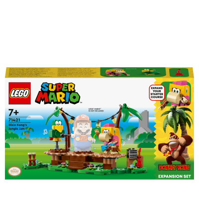 LEGO SUPER MARIO 71421 PACK DI ESPANSIONE CONCERTO NELLA GIUNGLA DI DIXIE KONG ETA 7 