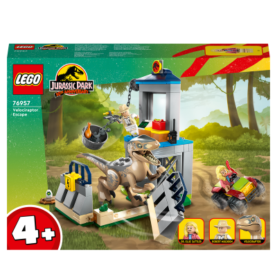 LEGO JURASSIC WORLD 76957 LA FUGA DEL VELOCIRAPTOR ETA 4 