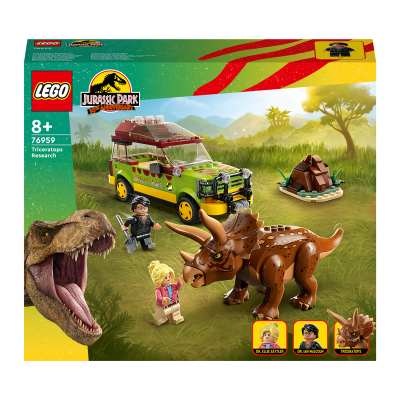 LEGO JURASSIC WORLD 76959 LA RICERCA DEL TRICERATOPO ETA 8 