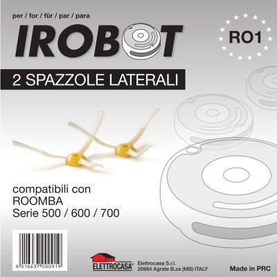 ELETTROCASA RO1 CF02 SPAZZOLE LATERALI IROBOT