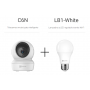 EZVIZ C6N + LB1 WHITE INE325 TELECAMERA MOTORIZZATA + LAMPADINA WIFI