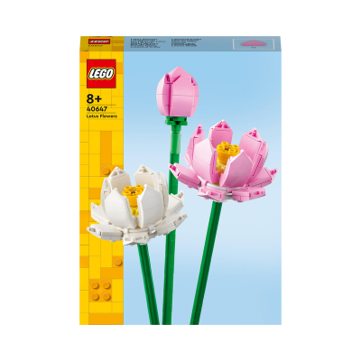 LEGO BOTANICALS 40647 FIORI DI LOTO ETA 8