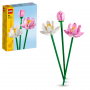 LEGO BOTANICALS 40647 FIORI DI LOTO ETA 8