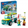 LEGO CITY GREAT VEHICLES 60403 AMBULANZA DI EMERGENZA E SNOWBOARDER ETA 4 