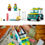 LEGO CITY GREAT VEHICLES 60403 AMBULANZA DI EMERGENZA E SNOWBOARDER ETA 4 