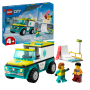 LEGO CITY GREAT VEHICLES 60403 AMBULANZA DI EMERGENZA E SNOWBOARDER ETA 4 