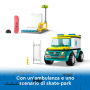 LEGO CITY GREAT VEHICLES 60403 AMBULANZA DI EMERGENZA E SNOWBOARDER ETA 4 