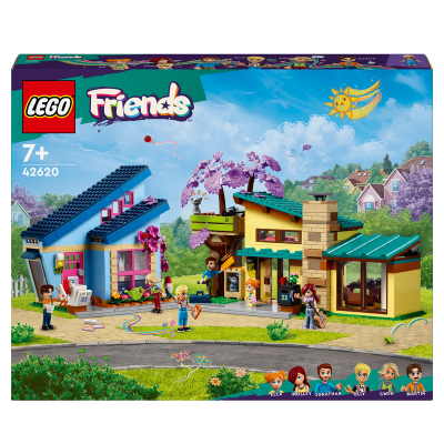 LEGO FRIENDS 42620 LE CASE DI OLLY E PAISLEY ETA 7 