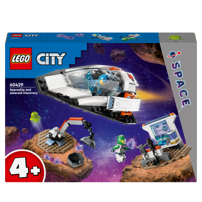 LEGO CITY SPACE 60429 NAVETTA SPAZIALE E SCOPERTA DI ASTEROIDI ETA 4 