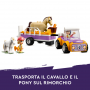 LEGO FRIENDS 42634 RIMORCHIO CON CAVALLO E PONY ETA 4 