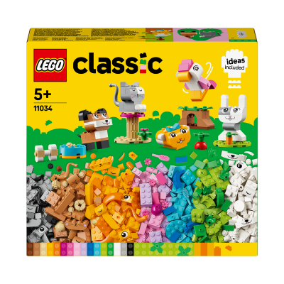 LEGO CLASSIC 11034 ANIMALI DOMESTICI CREATIVI ETA 5 