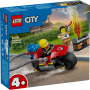 LEGO CITY FIRE 60410 MOTOCICLETTA DEI POMPIERI ETA 4 